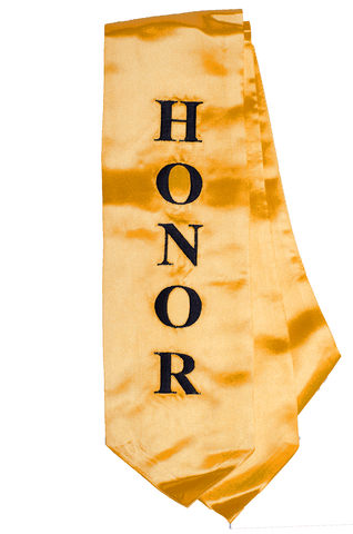 The Honor Cord Company Embroidered Graduation Stole