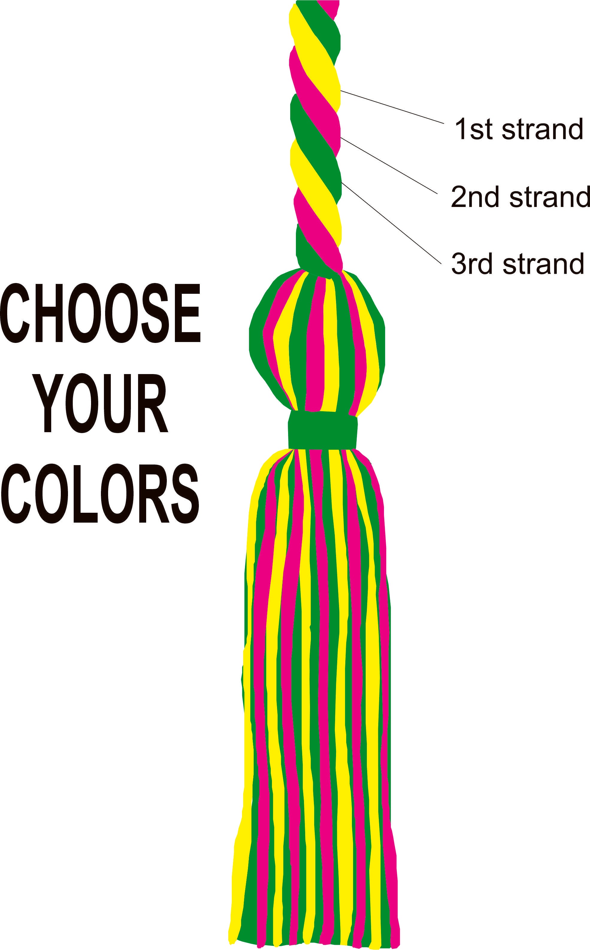 Color Corad CUSTOM Single Cords – The Honor Cord Company