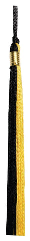CLEARANCE Black/Yellow Tassels, individually wrapped