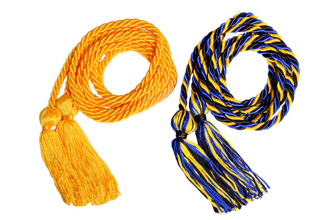 Juinte 20 Pcs Graduation Cords Graduation Tassel Honor Cords 2024  Graduation Braided Polyester Yarn Honor Cord Handfasting Cord for  Graduation