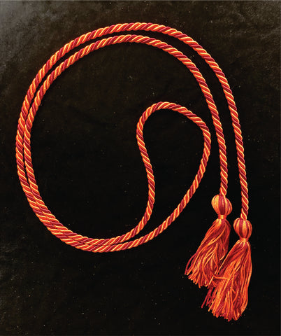 Orange graduation Cords